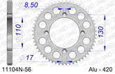 Corona AFAM 11104N-56 in all. passo 420 HONDA CRF 150 RB 2007  -2022